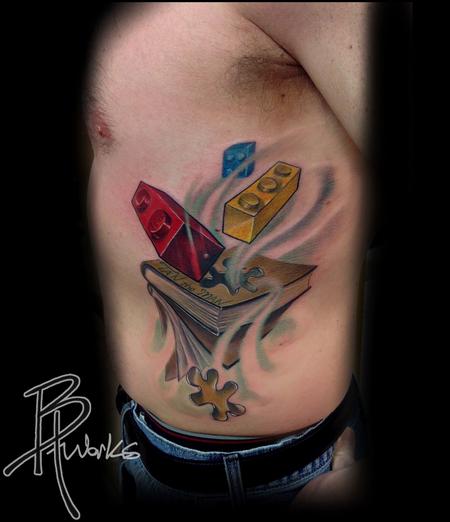 Tattoos - Lego and Book Side Piece - 76569